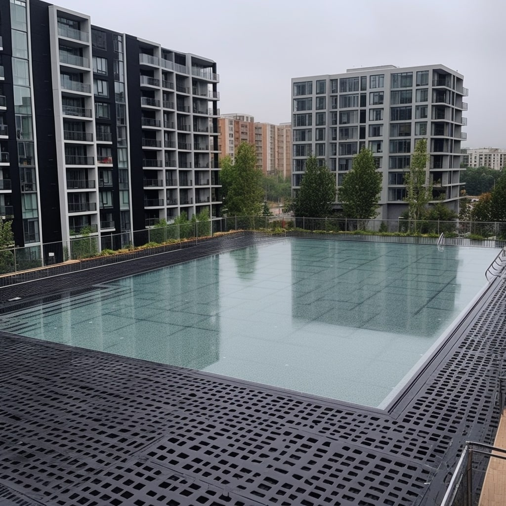 Create A Beautiful Pool Deck With Rubber Paving Elite Rubber